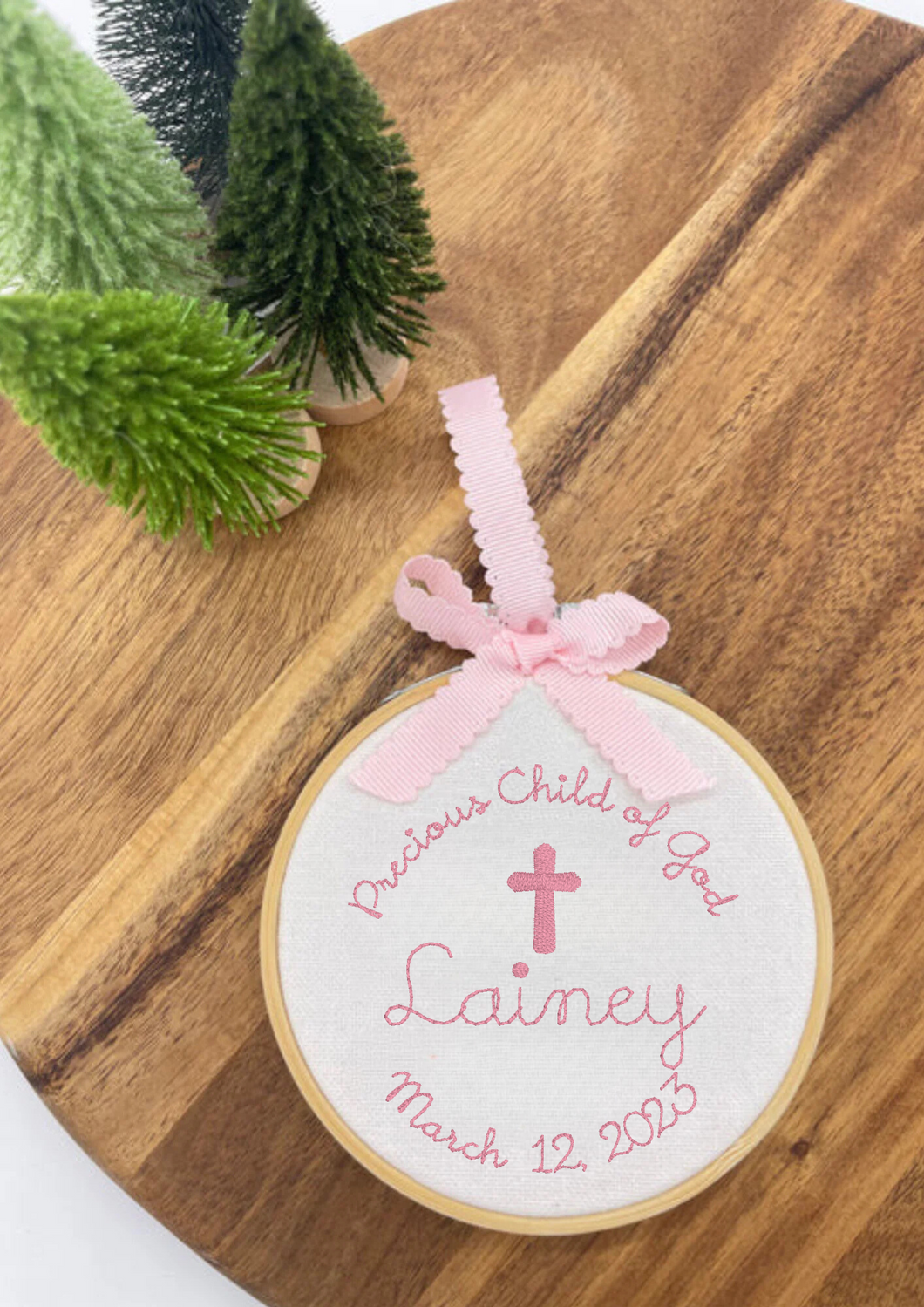 Baptism/Dedication Ornament - Precious Child of God